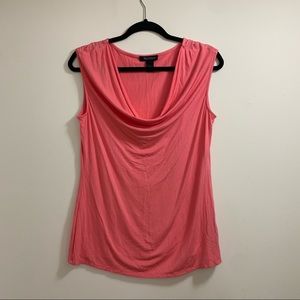 White House Black Market Salmon Colored Tank Top Size Large